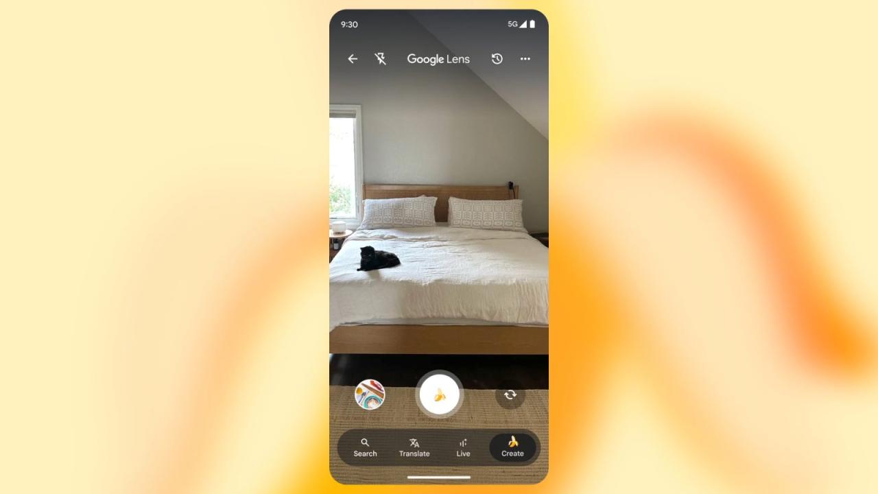 Google Lens Nano Banana