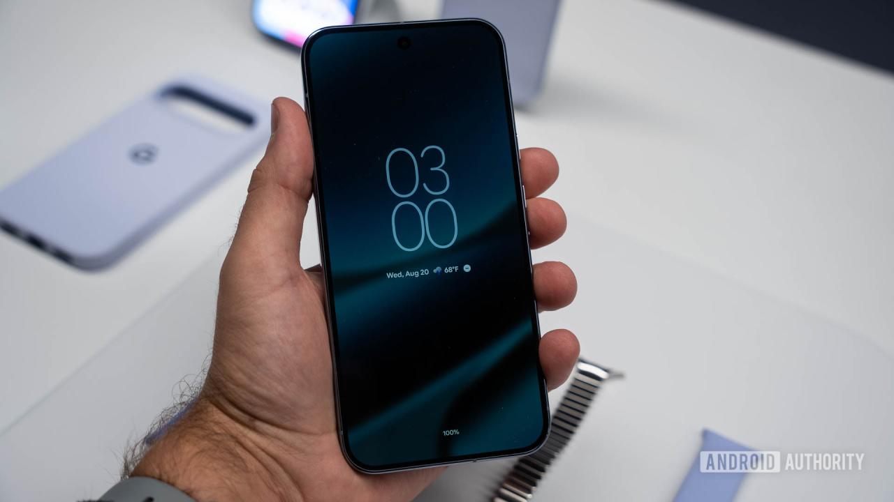 Google Pixel 始终显示功能与壁纸激活