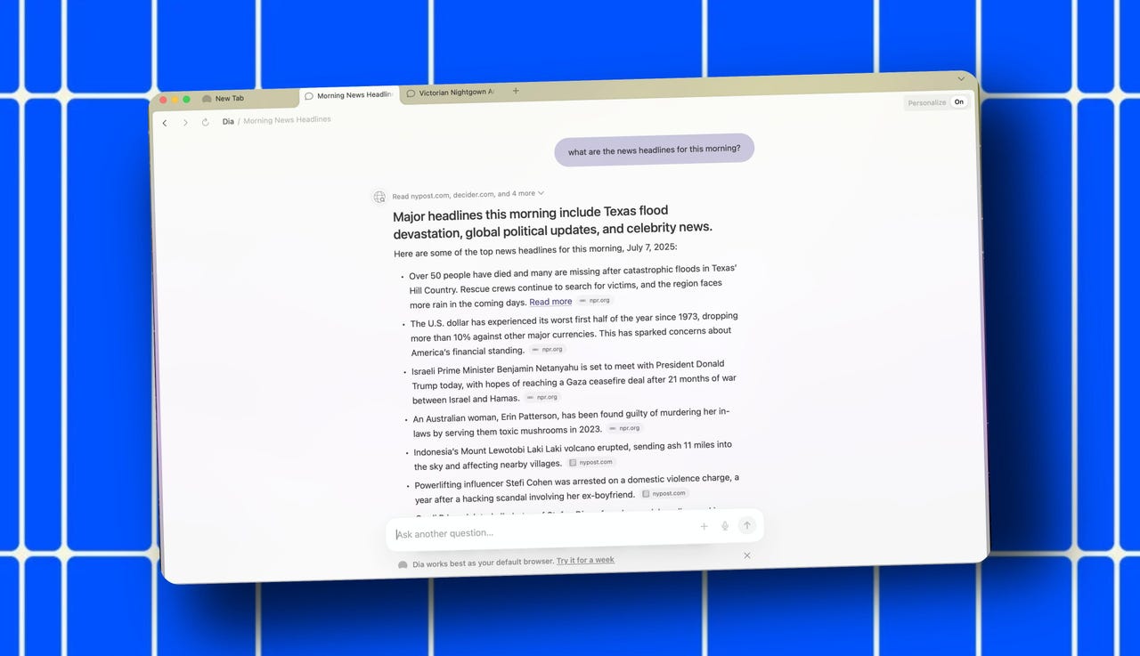 Mac 用户福音:免费 AI 浏览器 Dia 全面开放,Windows 用户可预约 Mac 用户福音:免费 AI 浏览器 Dia 全面开放,Windows 用户可预约