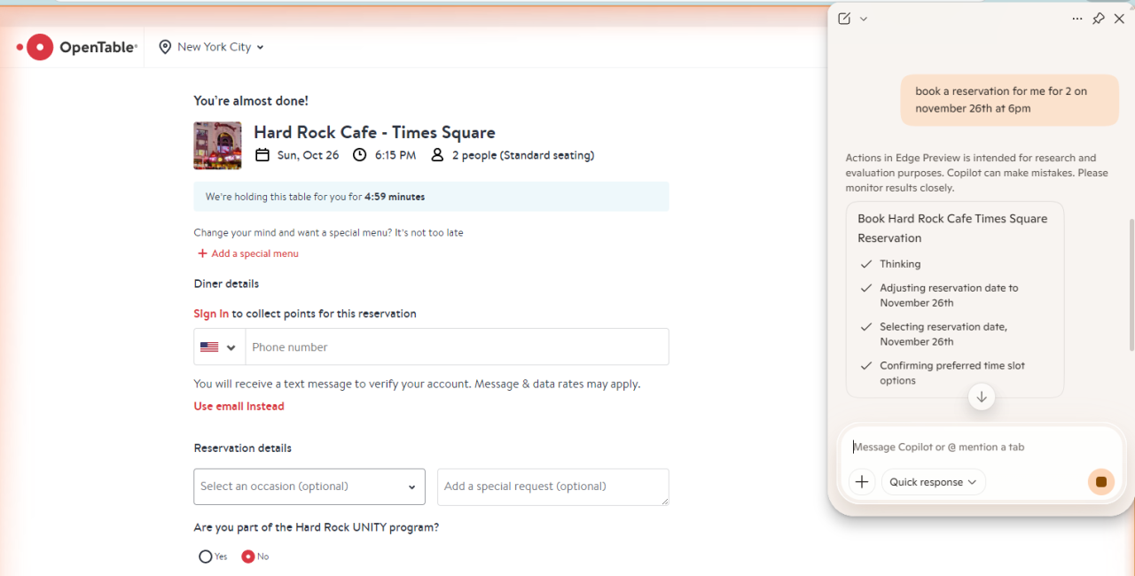 Microsoft Edge Copilot 模式:AI 浏览器的创新与挑战 Microsoft Edge Copilot 模式:AI 浏览器的创新与挑战