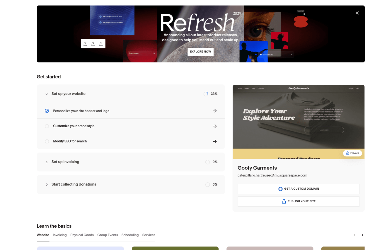Squarespace Blueprint AI：人工智能如何简化网站设计流程