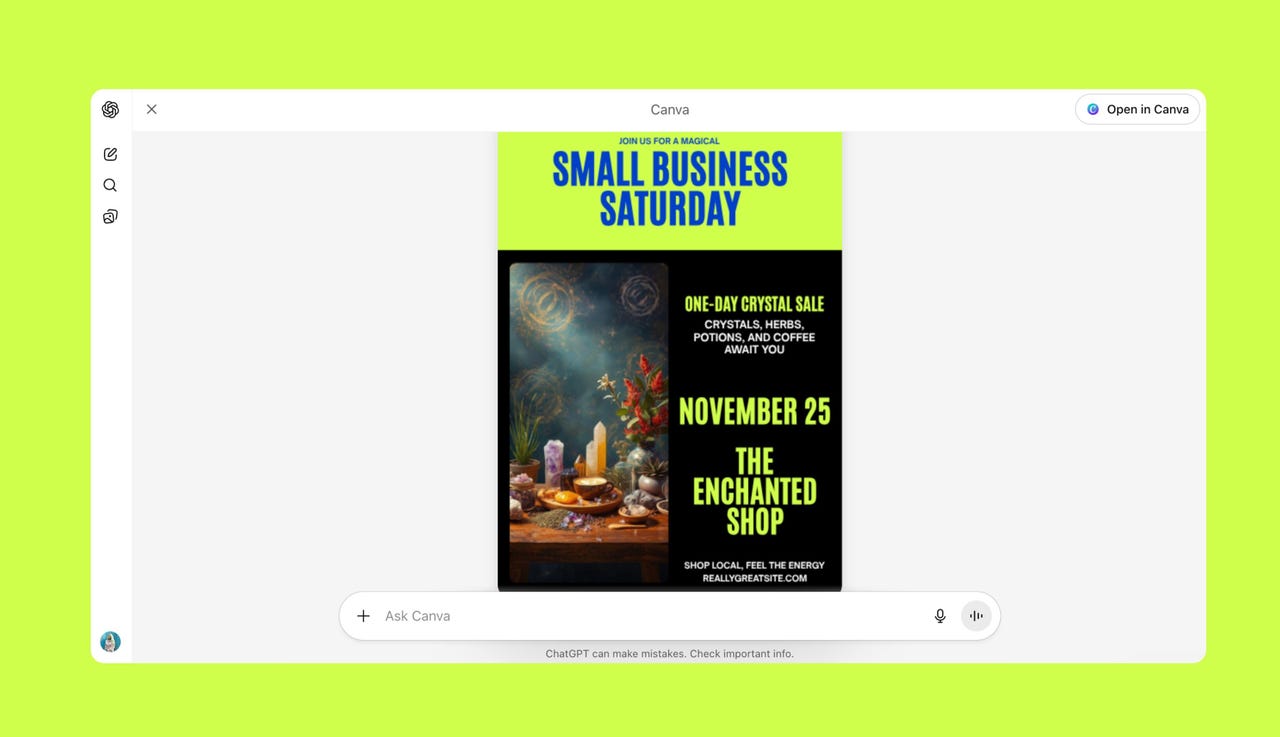 使用 ChatGPT 与 Canva