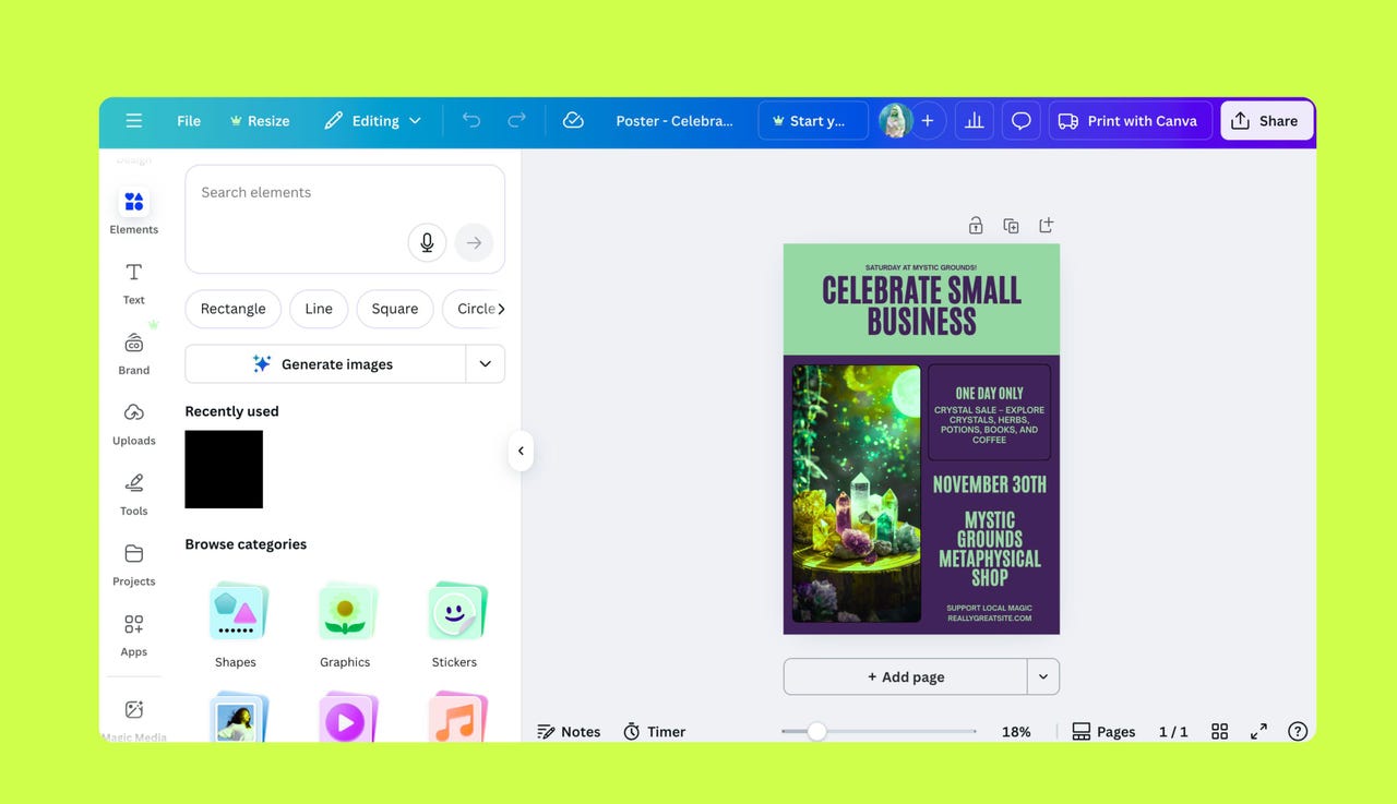 可以编辑素材，还是只能使用 AI 输出的内容？