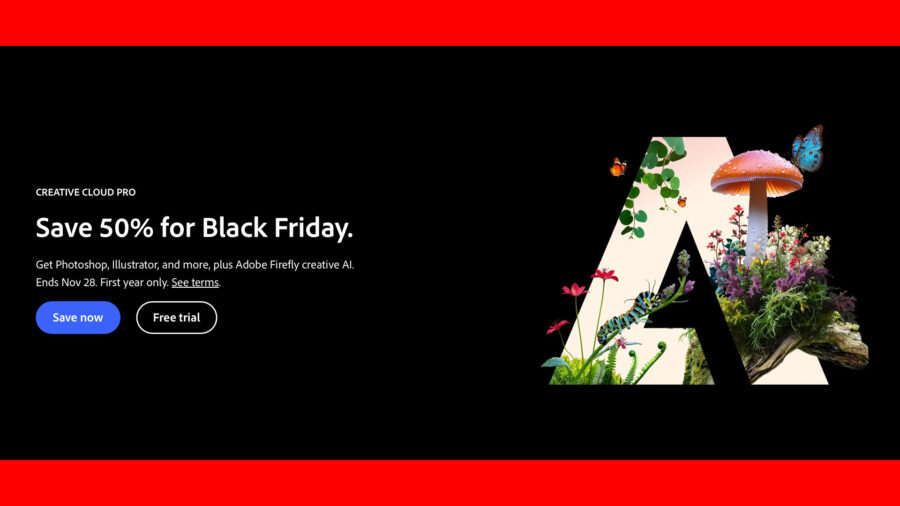 Adobe Black Friday 促销