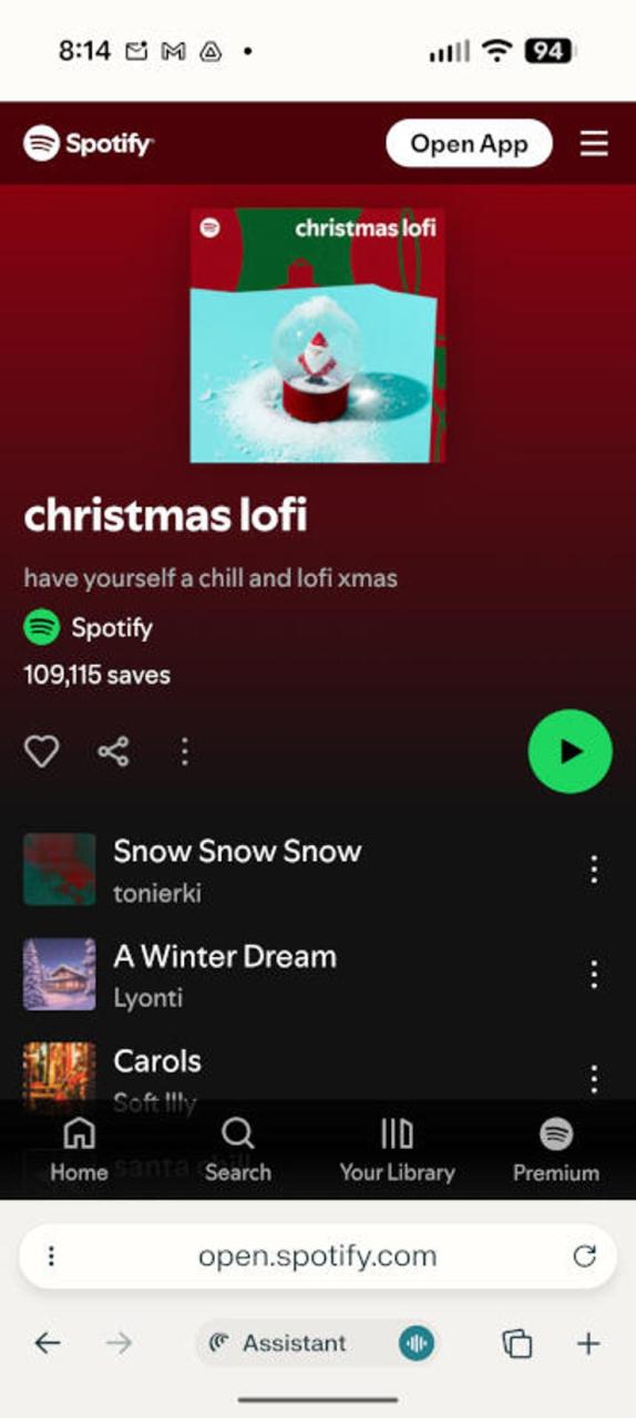 Comet 打开 Spotify