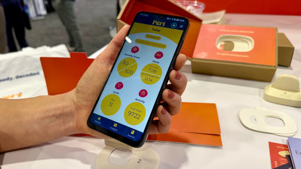 CES 2026:这款女性健康追踪器 Peri 专为围绝经期设计,荣获创新奖 CES 2026:这款女性健康追踪器 Peri 专为围绝经期设计,荣获创新奖
