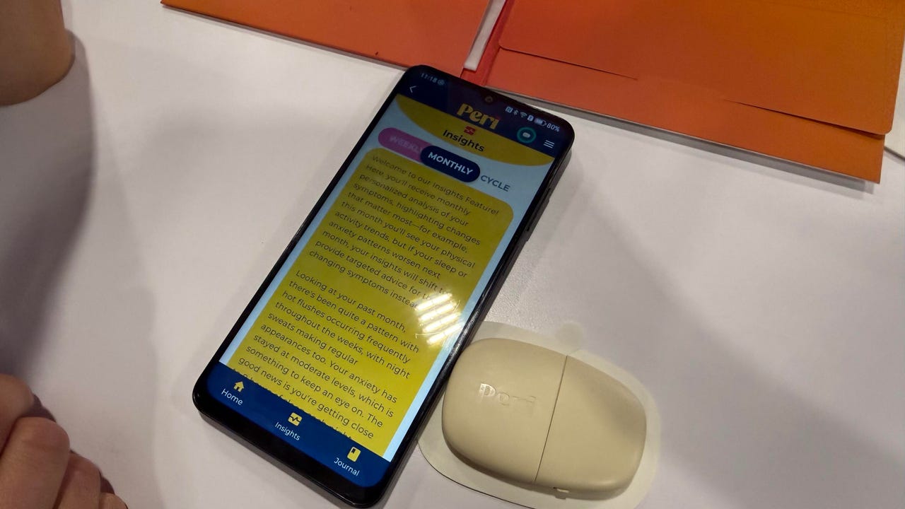 CES 2026:这款女性健康追踪器 Peri 专为围绝经期设计,荣获创新奖 CES 2026:这款女性健康追踪器 Peri 专为围绝经期设计,荣获创新奖