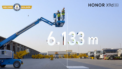 荣耀 X9d 创下吉尼斯世界纪录，定义坚不可摧的 AI 智能手机新标准