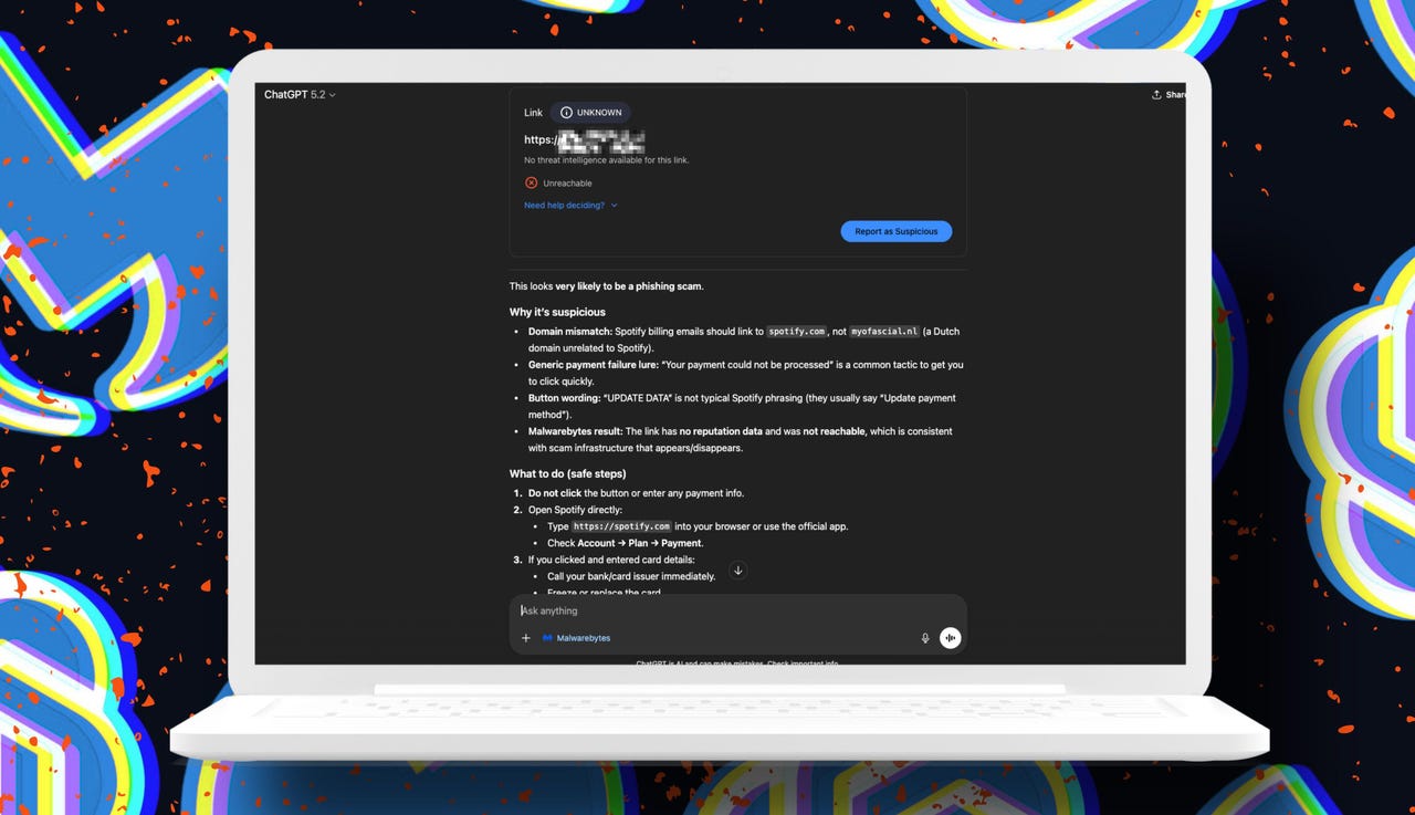 ChatGPT 新功能：免费扫描可疑号码、邮件与链接防诈骗，是骗局吗？